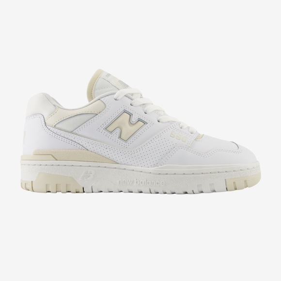 SOLD New Balance 550 White Sneakers - Picture 1 of 9